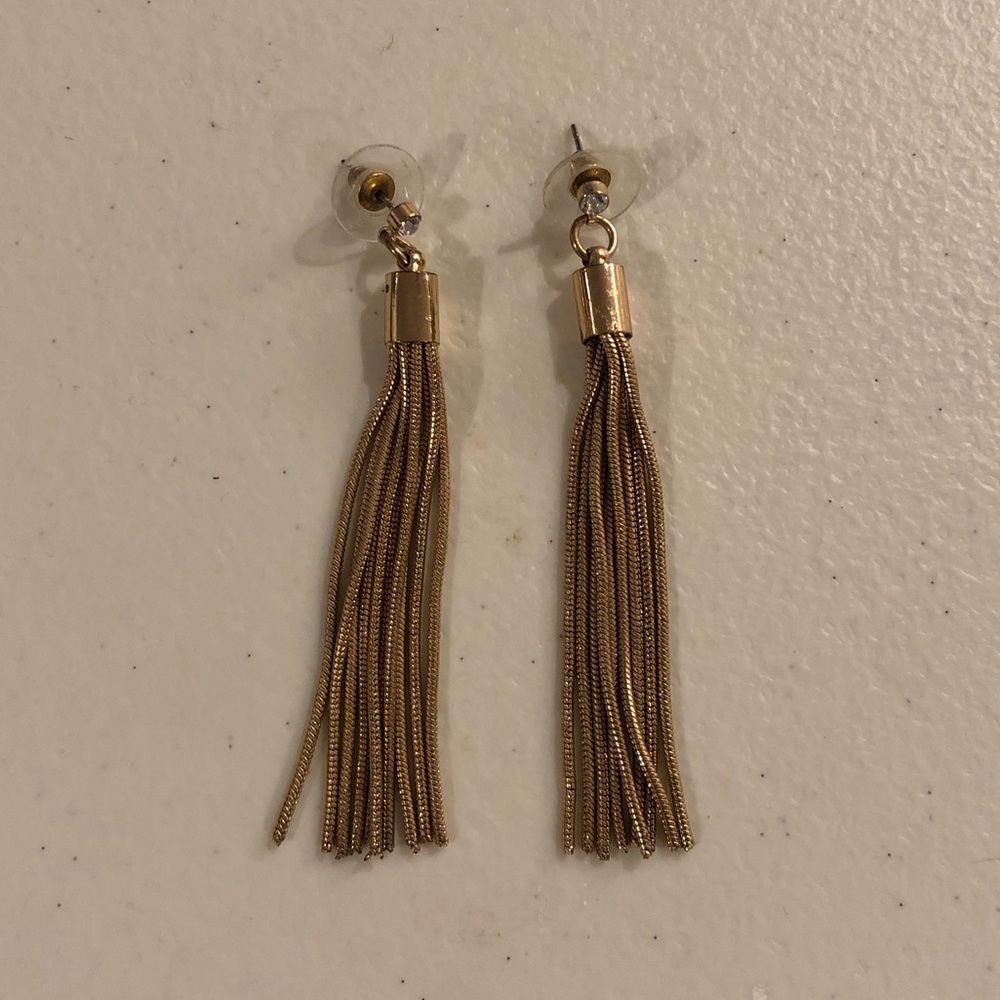 Gold Dangly Earrings
